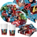 Set feestartikelen The Avengers 89 Onderdelen