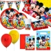 Partysett Mickey Mouse 66 Deler