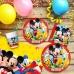 Party supply set Mickey Mouse 66 Pieces