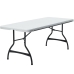 Table Piable Lifetime Blanc Acier Plastique 182 x 73,5 x 76 cm