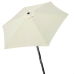 Parasol Aktive 300 x 248,5 x 300 cm Aço Alumínio Creme Ø 300 cm