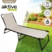 Lettino Aktive Crema 190 x 32 x 58 cm