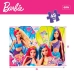 Komplet 4 puzzle sestavljank Barbie MaxiFloor 192 Kosi 35 x 1,5 x 25 cm