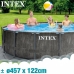 Zwembad Verwijderbaar Intex Baltik 457 x 122 x 457 cm