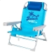 Sedia da Spiaggia Aktive Pieghevole Azzurro 53 x 80 x 58 cm (2 Unità)