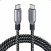 Cabo USB-C Anker Cinzento