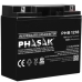 Battery for Uninterruptible Power Supply System UPS Phasak PHB 1218 12 V