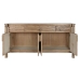 Dientafel Home ESPRIT Natuurlijk Gerecycleerd Hout Elmhout 183 X 57 X 90 cm