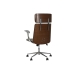 Silla de Oficina con Cabecero Home ESPRIT Beige Marfil