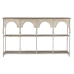 Estantes Home ESPRIT Branco Natural Metal 159 X 36,5 X 91 cm