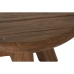 Sett med 3 bord Home ESPRIT Teak 80 x 80 x 43 cm