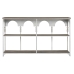 Estantes Home ESPRIT Branco Natural Metal 159 X 36,5 X 91 cm