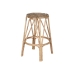 Tabouret Home ESPRIT Naturel osier 50 X 50 X 86 cm