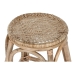 Sgabello Home ESPRIT Naturale vimini Rattan 37 X 37 X 49,5 cm