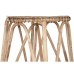 Banqueta Home ESPRIT Natural vime 50 X 50 X 86 cm