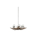 Deckenlampe Home ESPRIT Eisen Teakholz 130 X 130 X 35 cm