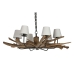 Deckenlampe Home ESPRIT Eisen Teakholz 130 X 130 X 35 cm