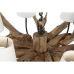 Deckenlampe Home ESPRIT Eisen Teakholz 130 X 130 X 35 cm