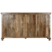 Credenza Home ESPRIT Nero Naturale Ferro Legno di mango 180 x 40 x 100 cm