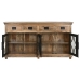 Credenza Home ESPRIT Nero Naturale Ferro Legno di mango 180 x 40 x 100 cm