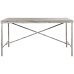 Mesa de Comedor Home ESPRIT Blanco Hierro Madera de mango 160 X 90 X 80 cm