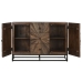 Sideboard Home ESPRIT Black Natural Recycled Wood 120 x 40 x 85 cm