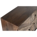 Dientafel Home ESPRIT Zwart Natuurlijk Gerecycleerd Hout 120 x 40 x 85 cm