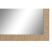 Espejo de pared Home ESPRIT Marrón Natural Scandi 93,5 X 2,5 X 134 cm (2 Unidades)