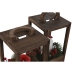 Lykta Home ESPRIT Wit Bruin Rood Hout 16 x 16 x 26 cm (2 Stuks)