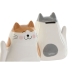 Hucha Home ESPRIT Dolomita Gato 13,5 X 10 X 15 cm (2 Unidades)