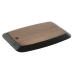 Tabla de cortar Home ESPRIT Negro Natural Acacia Pizarra 30 x 20 x 1,8 cm