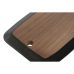 Tabla de cortar Home ESPRIT Negro Natural Acacia Pizarra 30 x 20 x 1,8 cm