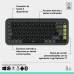 Безжична клавиатура Logitech Сив Испанска Qwerty QWERTY