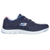 Sportschoenen voor Dames Skechers Flex Appeal 4.0 Marineblauw