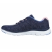 Sportschoenen voor Dames Skechers Flex Appeal 4.0 Marineblauw