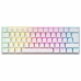 Clavier sans fil Newskill Blanc Espagnol Qwerty