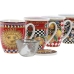 Набор из 4 кружек Mug Home ESPRIT Жёлтый Красный современный Лимонный 380 ml (4 штук)