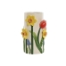 Vase Home ESPRIT Hvit Flerfarget Dolomite 17 X 18 X 26 cm