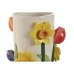 Vaso Home ESPRIT Bianco Multicolore Dolomite 17 X 18 X 26 cm