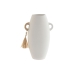 Vaso Home ESPRIT Bianco Naturale Gres 17 x 13 x 26 cm