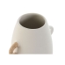 Vaso Home ESPRIT Bianco Naturale Gres 17 x 13 x 26 cm