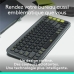 Tipkovnica Brezžična Logitech Pop Icon Keys Temno siva AZERTY