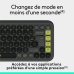 Tipkovnica Brezžična Logitech Pop Icon Keys Temno siva AZERTY