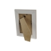 Cadre photo Home ESPRIT Blanc Marron Beige Ivoire Verre polystyrène Marbre Scandinave 16 x 2 x 21 cm (4 Unités)