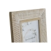 Cornice Portafoto Home ESPRIT Bianco Legno di mango Moderno 21,5 x 2 x 27 cm