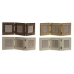 Fotolijsten Home ESPRIT Bruin Beige Natuurlijk Ivoor Kristal polyestyreen 47 X 2 X 16 cm (4 Stuks)