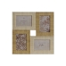 Cadre photo Home ESPRIT Beige Naturel Verre polystyrène Scandinave 36 X 2 X 36 cm