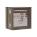 Fotolijsten Home ESPRIT Bruin Beige Kristal polyestyreen 38 X 3 X 12 cm (2 Stuks)