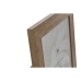 Fotolijsten Home ESPRIT Wit Beige Kristal polyestyreen Marmer Scandinavisch 26 x 2 x 31 cm (4 Stuks)