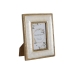 Photo frame Home ESPRIT White Natural Mother of pearl Mango wood Modern 19 x 2 x 24 cm